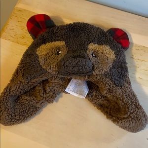 Baby Gap Brown Bear hat and gloves